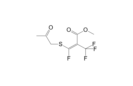 2-propenoic acid, 3-fluoro-3-[(2-oxopropyl)thio]-2-(trifluoromethyl)-,methyl ester, (2E)-