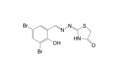 3,5-dibromo-2-hydroxybenzaldehyde [(2E)-4-oxo-1,3-thiazolidin-2-ylidene]hydrazone