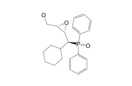 (2S,3R,4S)-4-CYCLOHEXYL-4-DIPHENYL-PHOSPHINOYL-2,3-EPOXY-BUTAN-1-OL