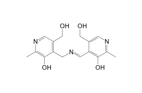 3-Pyridinemethanol, 5-hydroxy-4-[[[[3-hydroxy-5-(hydroxymethyl)-2-methyl-4-pyridinyl]methylene]amino]methyl]-6-methyl-, (E)-