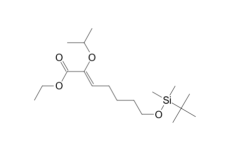 (Z)-7-[tert-butyl(dimethyl)silyl]oxy-2-isopropoxy-hept-2-enoic acid ethyl ester