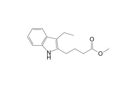 3-Ethyl-2-[(3'-methoxycarbonyl)propyl]indole