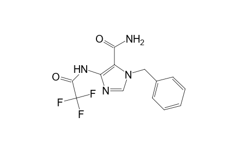 1H-Imidazole-4-carboxamide, 1-(phenylmethyl)-5-[(trifluoroacetyl)amino]-