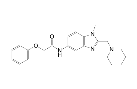 acetamide, N-[1-methyl-2-(1-piperidinylmethyl)-1H-benzimidazol-5-yl]-2-phenoxy-