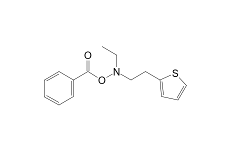 O-Benzoyl-N-ethyl-N-(2-(thiophen-2-yl)ethyl)hydroxylamine