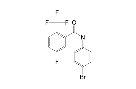 3-Fluoro-6-trifluoromethylbenzamide, N-(4-bromophenyl)-