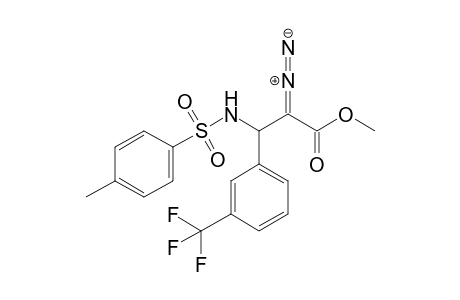 Methyl 2-diazo-3-(m-trifluoromethyl)phenyl-3-[(N-tosyl)amino]propanoate