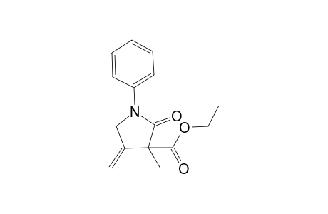 Ethyl 3-methyl-4-methylene-2-oxo-1-phenylpyrrolidine-3-carboxylate