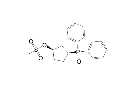 Methanesulfonic acid (1R,3S)-3-(diphenyl-phosphinoyl)-cyclopentyl ester
