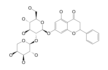 PINOCEMBRIN-7-O-ALPHA-ARABINOPYRANOSYL-(1->2)-BETA-GLUCOPYRANOSIDE