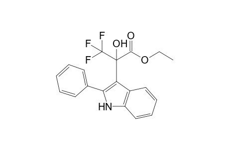Ethyl 3,3,3-trifluoro-2-hydroxy-2-(2-phenyl-1H-indol-3-yl)propanoate