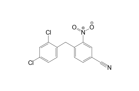 4-(2',4'-dichlorobenzyl)-3-nitrobenzonitrile