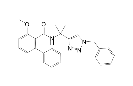 N-(2-(1-Benzyl-1H-1,2,3-triazol-4-yl)propan-2-yl)-3-methoxy-[1,1'-biphenyl]-2-carboxamide