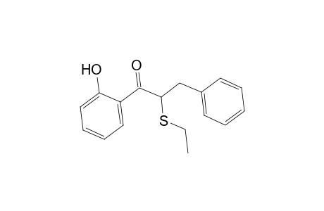 1-Propanone, 2-(ethylthio)-1-(2-hydroxyphenyl)-3-phenyl-