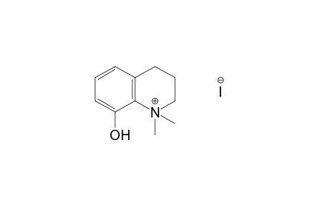 1,1-dimethyl-8-hydroxy-1,2,3,4-tetrahydroquinolinium iodide