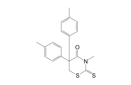 dihydro-5,5-di-p-tolyl-3-methyl-2-thio-2H-1,3-thiazine-2,4(3H)-dione