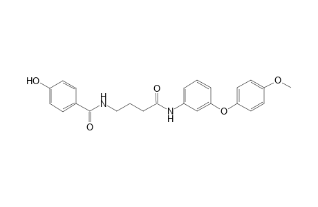 N-(4-(3-(4-Methoxyphenoxy)phenylamino)-4-oxobuthyl)-4-hydroxybenzamide