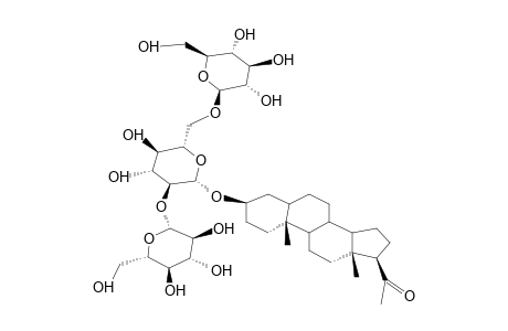 5alpha-PREGNANOLONE BIS-O-beta-D-GLUCOSYL-(1-2, 1-6)-beta-D-GLUCOSIDE
