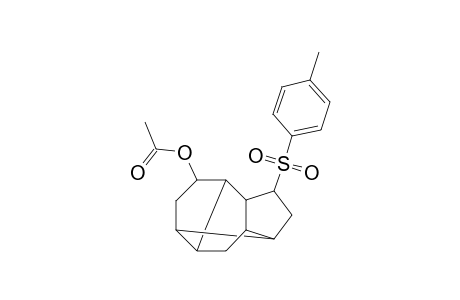 1,2,4-[1]Propanyl[3]ylidenepentalen-6-ol, decahydro-9-[(4-methylphenyl)sulfonyl]-, acetate, (1.alpha.,2.alpha.,3a.beta.,4.alph a.,6.alpha.,6a.beta.,7R*,9S*)-