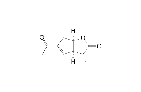 (3.alpha.,3a.alpha.,7a.alpha.)-5-Acetyl-3,3a,6,6a-tetrahydro-3-methyl-2H-cyclopenta[b]furan-2-one