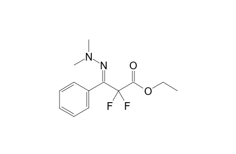 (E)-ethyl 3-(2,2-dimethylhydrazono)-2,2-difluoro-3-phenylpropanoate