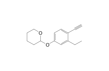 2-(3-Ethyl-4-ethynylphenoxy)tetrahydro-2H-pyran