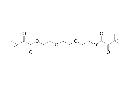 2-{2-[2-(2,2-Dimethylpropanoylcarbonyloxy)ethoxy]ethoxy}ethyl 3,3-dimethyl-2-oxobutanoate