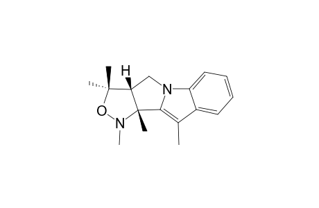 1,3,3,10,10b-pentamethyl-1,3a,4,10b-tetrahydro-3H-isoxazolo[3',4':3,4]pyrrolo[1,2-a]indole