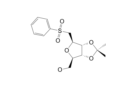 2',3'-O-ISOPROPYLIDENE-1'-DEOXY-1'-(BENZENESULFONYLMETHYLENE)-BETA-D-RIBOFURANOSIDE