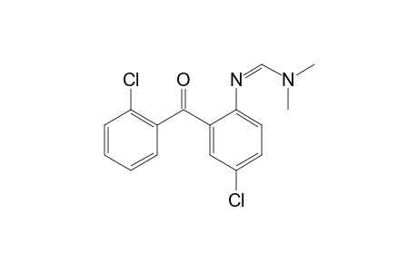 N'-[4-Chloro-2-(2-chlorobenzoyl)phenyl]-N,N-dimethylimidoformamide