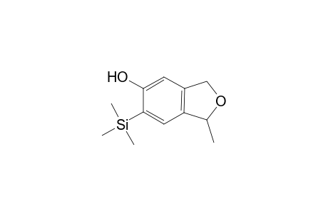 3-Methyl-6-hydroxy-5-(trimethylsilyl)benzo[c]-dihydrofuran