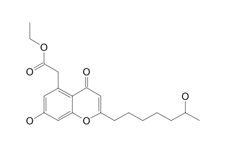 PESTALOTIOPSONE_E;5-CARBOMETHOXYMETHYL-7-HYDROXY-2-(6-HYDROXYHEPTYL)-CHROMONE