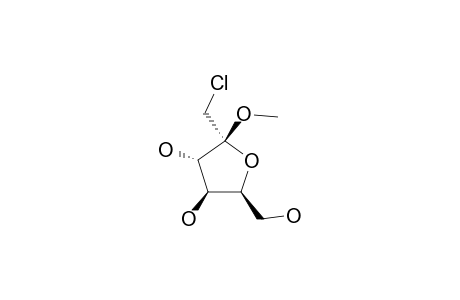 METHYL-1-CHLORO-1-DEOXY-ALPHA-D-FRUCTOFURANOSE