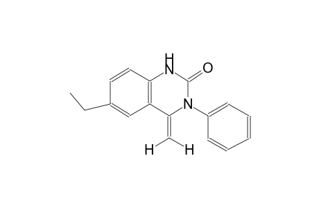 6-ethyl-4-methylene-3-phenyl-3,4-dihydro-2(1H)-quinazolinone