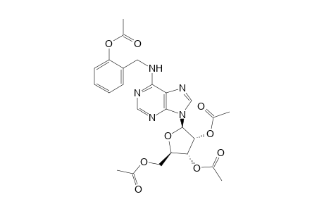 (2R,3R,4R,5R)-2-(6-(2-acetoxybenzylamino)-9H-purin-9-yl)-5-(acetoxymethyl)tetrahydrofuran-3,4-diyl diacetate