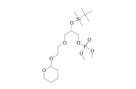 1-O-(TETRAHYDROPYRAN-2-YLOXY)-ETHYL-2-(S)-O-TERT.-BUTYLDIMETHYLSILYL-3-O-DIMETHYLPHOSPHORYL-SN-GLYCEROL