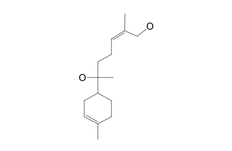 7,13-DIHYDROXYBISABOLA-2,10-DIENE;2-HEPTENE-1,6-DIOL-2-METHYL-6-(4'-METHYL-3'-CYClOHEXEN-1-YL)