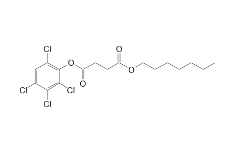 Succinic acid, heptyl 2,3,4,6-tetrachlorophenyl ester