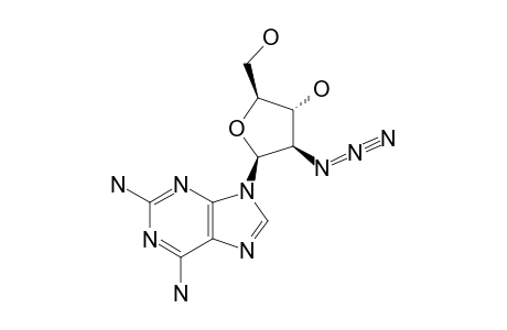 2,6-DIAMINO-9-(2-AZIDO-2-DEOXY-BETA-D-ARABINOFURANOSYL)-PURINE