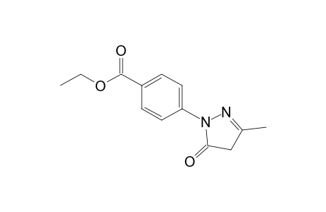 Benzoic acid, 4-(4,5-dihydro-3-methyl-5-oxo-1H-pyrazol-1-yl)-, ethyl ester