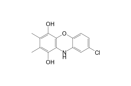 1,4-Dihydroxy-2,3-dimethyl-8-chlorophenoxazine