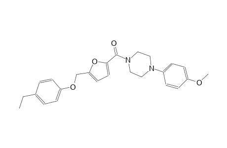 1-{5-[(4-ethylphenoxy)methyl]-2-furoyl}-4-(4-methoxyphenyl)piperazine