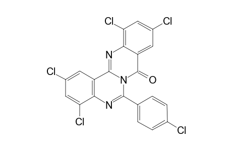 2-(4'-Chlorophenyl)-4,4',6,6'-tetrachloroquinazolino[4,3-b]quinazolin-5-one