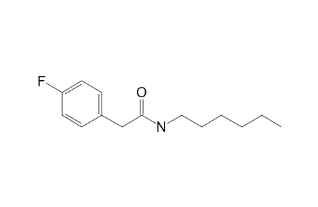 Phenylacetamide, 4-fluoro-N-hexyl-