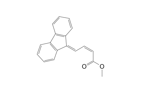 (2Z)-4-Fluoren-9'-ylidenebut-2-enoic acid methyl ester