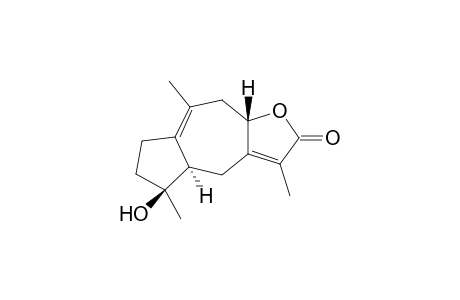 4.beta.-Hydroxy-5.alpha.,8.beta.(H)-guaia-1(10)Z,7(11)Z-dien-12,8-olide