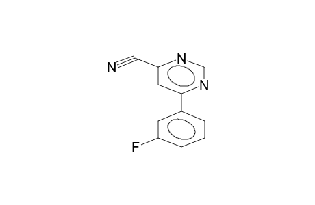 4-META-FLUOROPHENYL-6-CYANOPYRIMIDINE