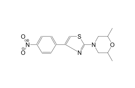 morpholine, 2,6-dimethyl-4-[4-(4-nitrophenyl)-2-thiazolyl]-