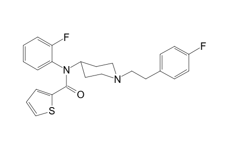 N-(2-Fluorophenyl)-N-(1-[2-(4-fluorophenyl)ethyl]piperidin-4-yl)thiophene-2-carboxamide