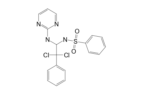 N-[2,2-DICHLORO-2-PHENYL-1-(PYRIMIDIN-2-YL-AMINO)-ETHYL]-BENZENESULFONAMIDE